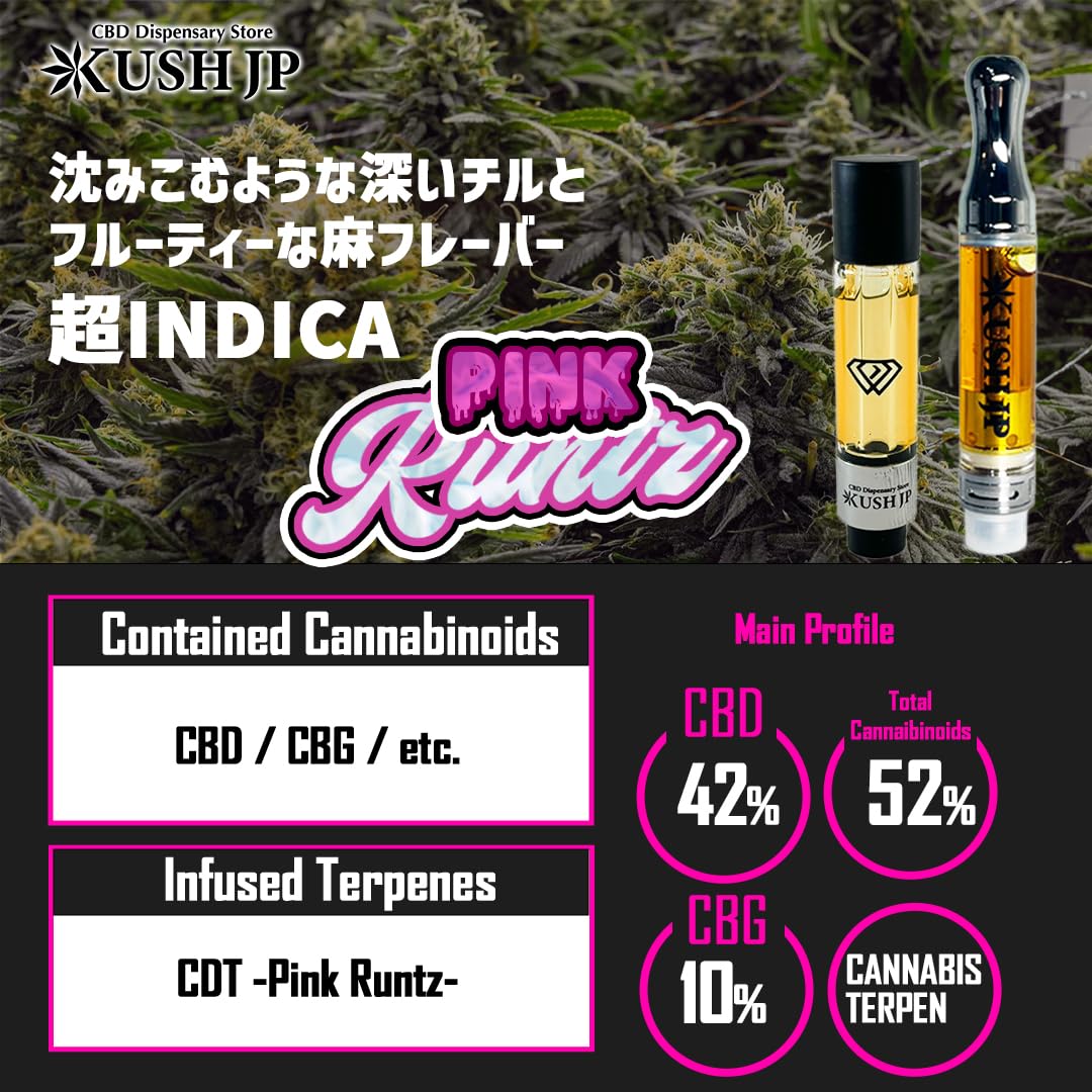 Amazon | 【KUSH JP】 高濃度 CBD × CBG リキッド 【 上級者向け 】超